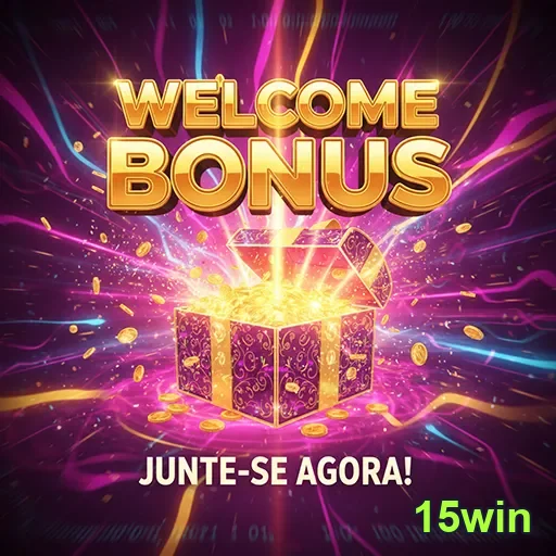 Imagem promocional do bônus 05 no site 15win, destacando ofertas especiais de cassino online.